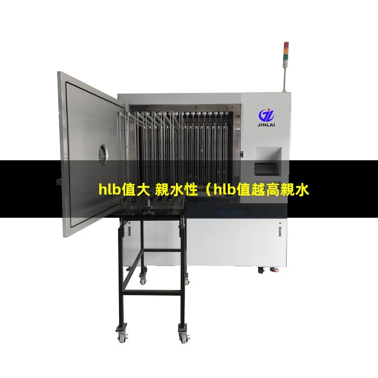 hlb值大 親水性